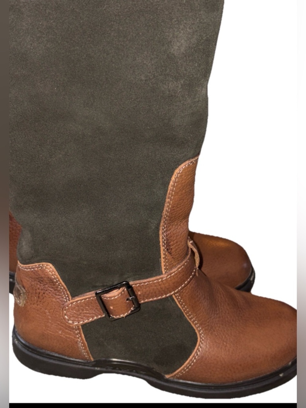 Pajar Canada Laverne Waterproof Shearling-Lined Winter Boots - Brown/Suede W 7.5 - Picture 5 of 10